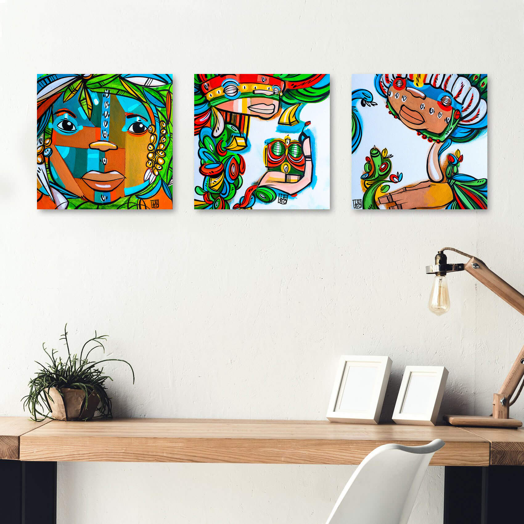 Back to the Garden - 3pc Set - Mineral Print